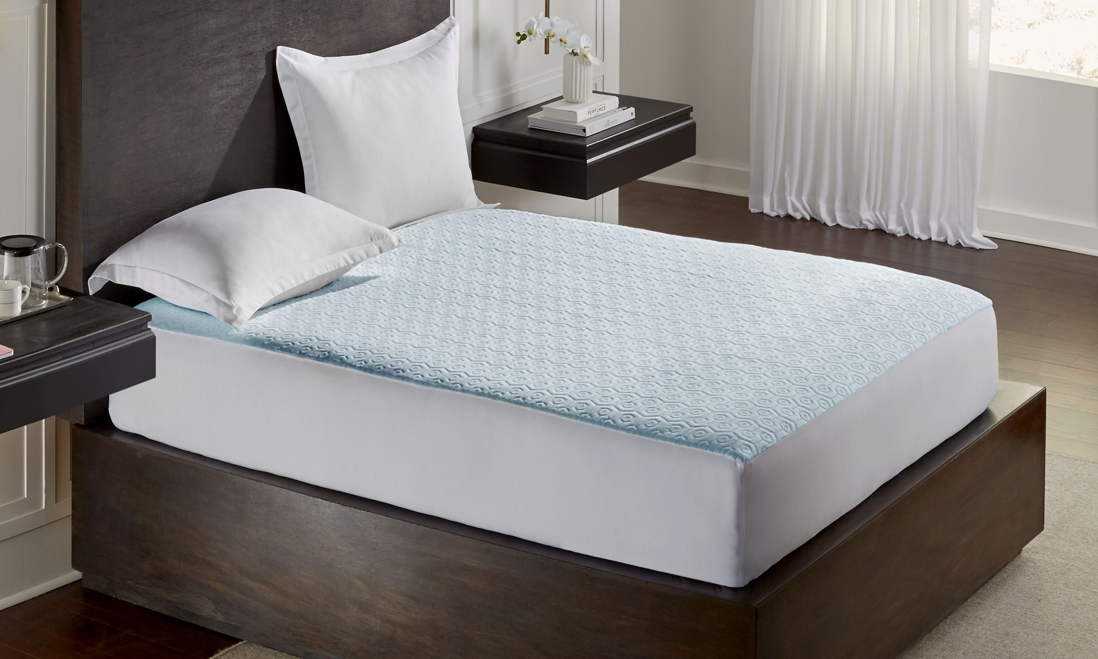 cooling mattress pad for memory foam beds