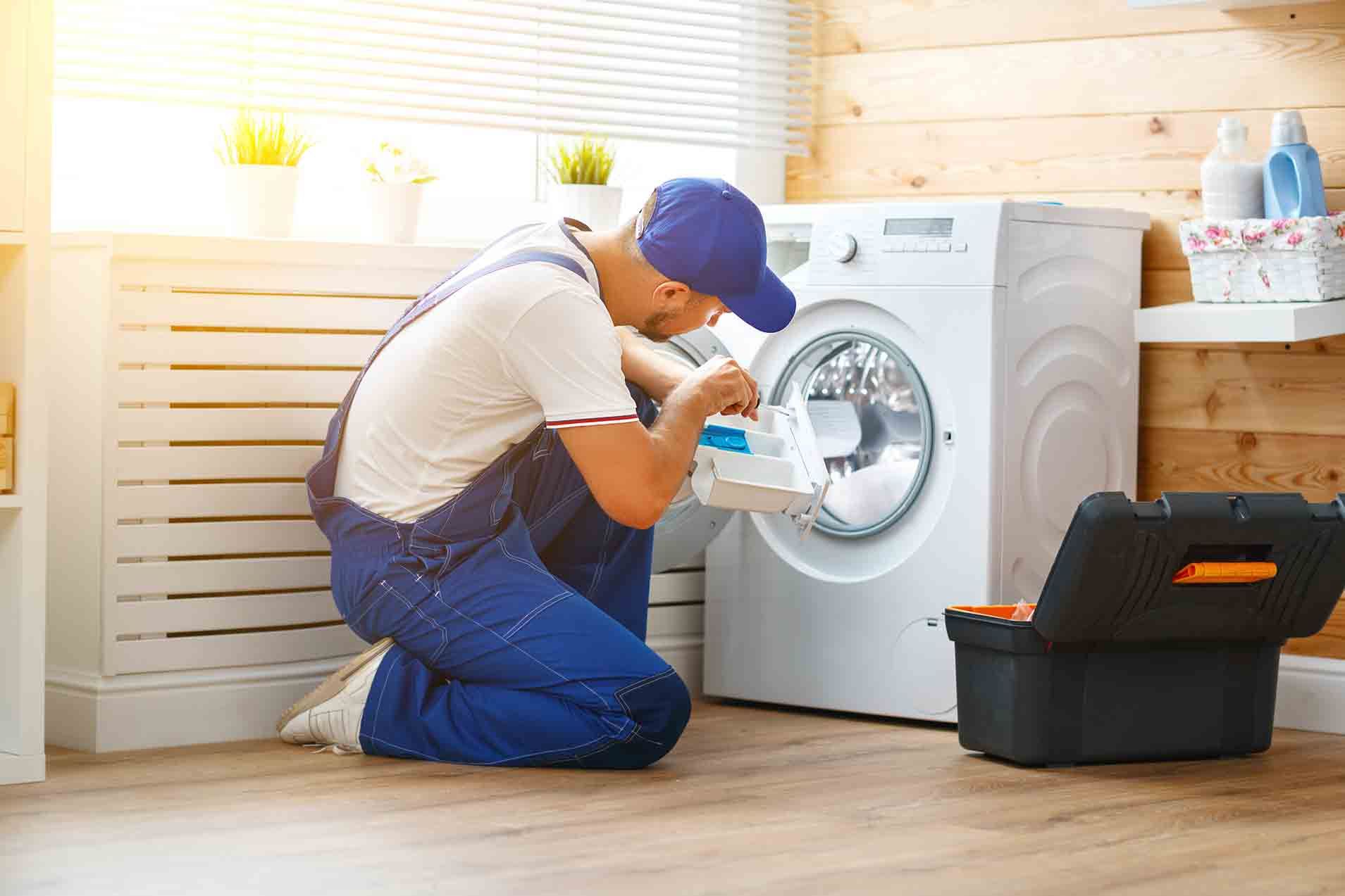Washing Machine Service Maintenance Man 