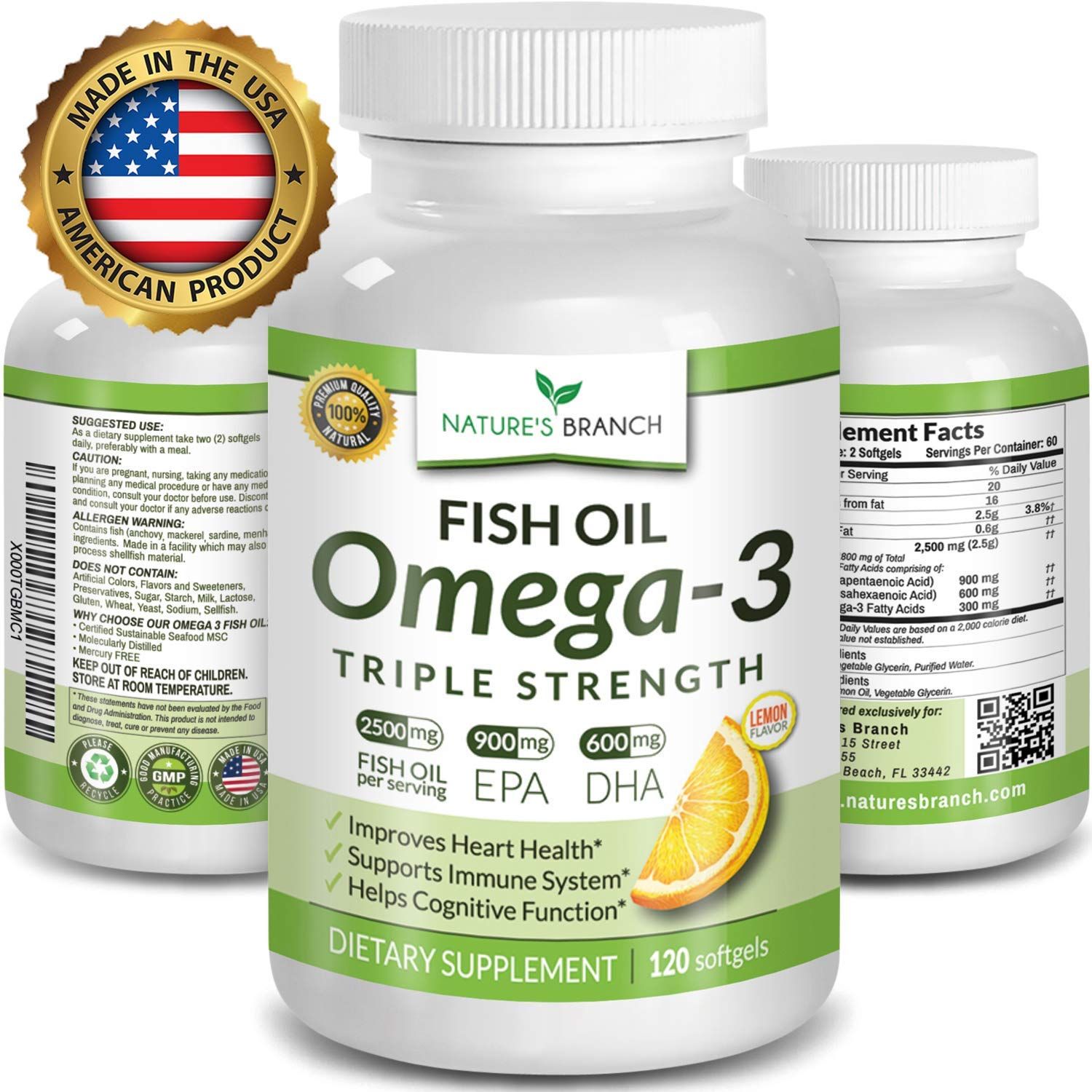 omega 3 fish oil capsules 1000mg